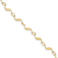 thumbnail image 1 of 14K Yellow Gold Diamond Cut Bracelet, 1 of 3
