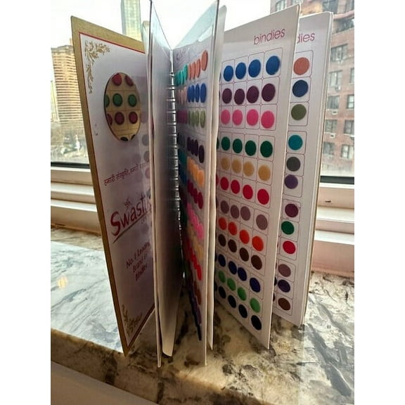 Bindi Book | Multi Color Bindi Book | Bollywood Bindi Book | Color Bindis | Indian Wedding Bindis | Velvet Bindis | Bindi Book Collection