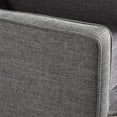 thumbnail image 5 of Noble House Logan Indoor Mid Century Modern Grey Fabric Recliner, 5 of 11