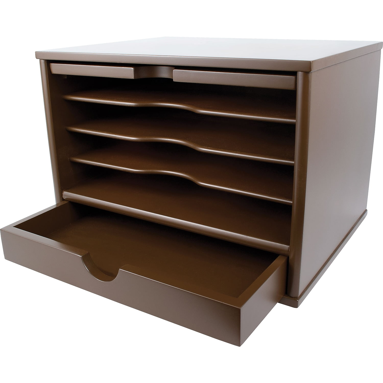 Victor Technology Desktop Organizer, Brown (B4720)