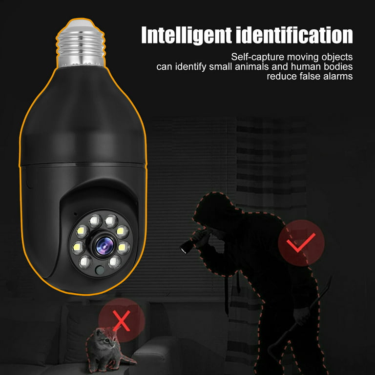 Emotion core More than anything Wifi 1080P IP Bulb Camera IR Indoor/Outdoor Security Surveillance Night  Vision Camera - Walmart.com