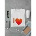 thumbnail image 3 of I Love Kpop Gradient Design Men White T-Shirt, Male Small, 3 of 4