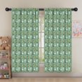 thumbnail image 5 of Blackout Kids Curtains,Green Alligators Icons Pattern Childrens Insulated Curtains Set Of 2,Bedroom Essentials,Toddler Room Decor 52"x63", 5 of 5