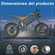 thumbnail image 2 of Bicicleta Eléctrica Honey Whale K6 Pro Negro, 2 of 8