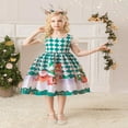 thumbnail image 4 of EIMELI Bébé Enfants Petite Fille Noël Santa Partie Robe Formelle Concours Princesse Demoiselle d'Honneur Soirée Mini Robe, 4 of 6