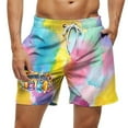 thumbnail image 2 of Pantalones de playa, de verano, para ocio playero, pantalones de natación para hombre, pantalones de cinco cuartos, 2 of 7
