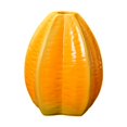 thumbnail image 1 of Jarrón de cerámica con forma de fruta, florero decorativo, organizador de decoración para el hogar, versátil Carambola 95x117cm, 1 of 9