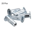 thumbnail image 3 of Unique Bargains 5/16-18 Multi Grip Rivet Nuts, 25pcs Flat Head Threaded Insert Nut Carbon Steel Plus Nuts, 3 of 5