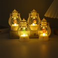 thumbnail image 4 of Portable Christmas LED Lantern  Tree Decor Night Lights Stanta Claus Snowman Colleagues Friends For Home Oil Lamp, 4 of 12