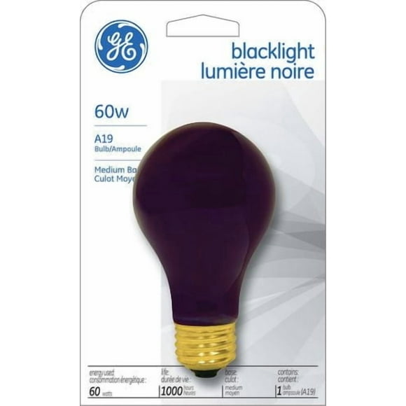 GE Lighting Canada 60 W A19 Blacklight Bulb