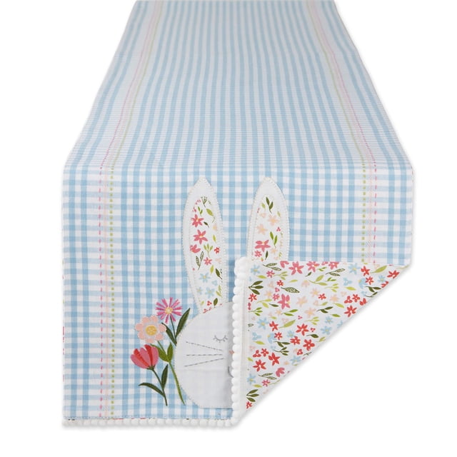 Camino de Mesa Reversible DII 36x183 cm Conejito de Pascua