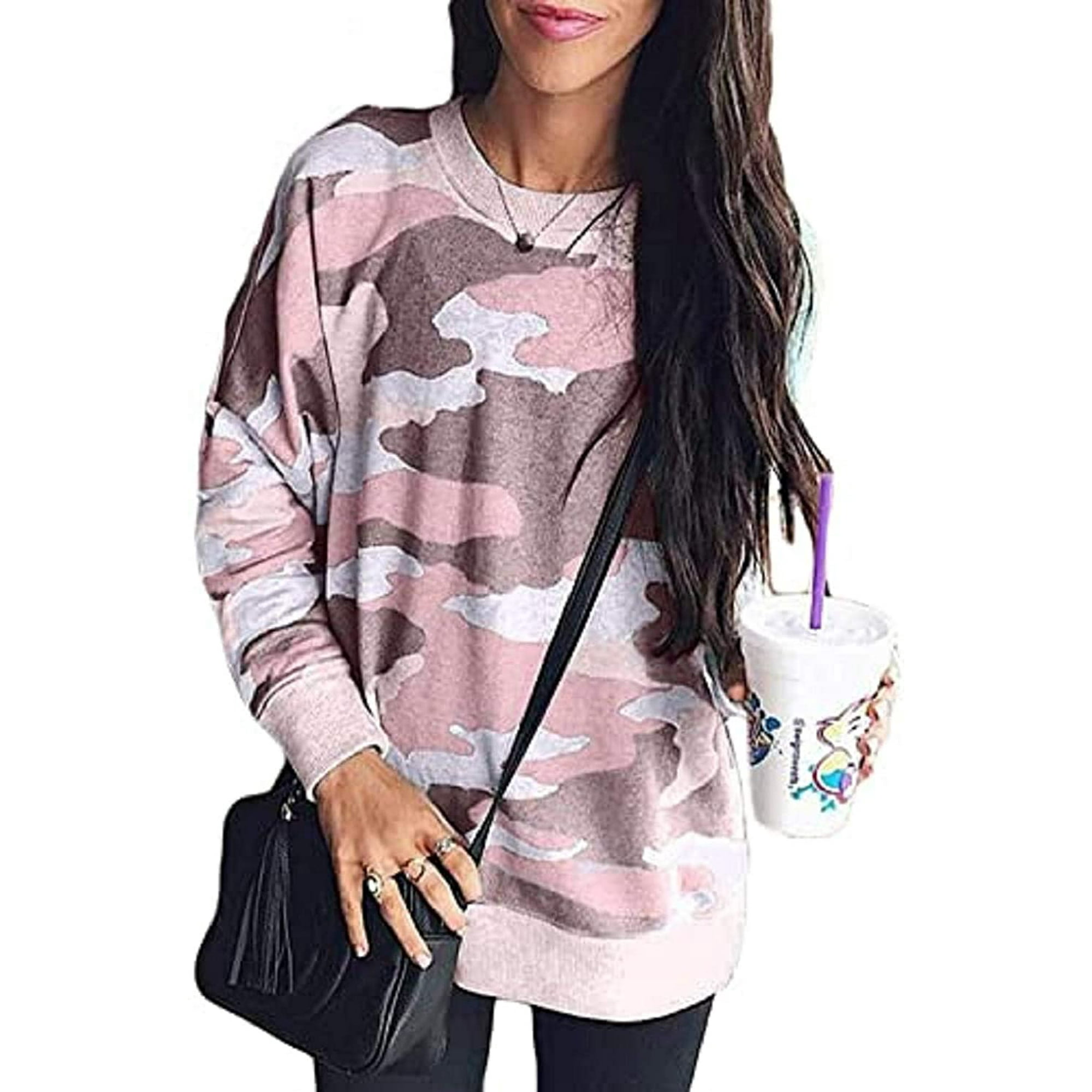 Camo jumper ladies hotsell