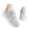 thumbnail image 3 of XIMIN Women Thick Sole Mesh Breathable Air Cushion Casual Sneakers for Running Comfort Ortho Stretch Cushion Shoes Plantar Fasciitis with Arch Support, 3 of 8
