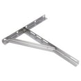 thumbnail image 6 of Dwellnix Stainless Steel AC Outdoor Unit Mounting Brackets, Foldable Design, 440lbs Load Capacity for 1-1.5p Air Conditioners, Wall-Mountable Installation, 6 of 11