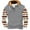Gray, variant on ZCFZJW Aztec Print Hoodie Tops for Men Big and Tall Regular Fit Vintage Cowboy Long Sleeve 1/4 Button up Western Hooded Sweatshirts Loose Lightweight Comfy Pullover with Pockets XXXL