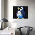 thumbnail image 4 of Autua Penguin Canvas Wall Art Living Room Bedroom Home Office Decor 16x12in, 4 of 6