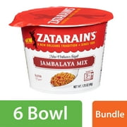 (6 pack) (6 Pack) Zatarain's Jambalaya Rice Cup, 1.75 oz