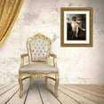 thumbnail image 3 of Fuger, Friedrich Heinrich 24x32 Gold Ornate Wood Framed with Double Matting Museum Art Print Titled - Vintageeidon Enthroned, 3 of 4