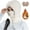 White, variant on 3 in 1 Hat with Scarf and Mask for Women & Men, Windproof Knitted Hood with Plush Lining, Adjustable Outdoor Winter Scarf Hat