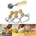 thumbnail image 2 of Pasta Hand-Cutting Machine Embossed Dumpling Embossing Machine with Roller Cutti, 2 of 9