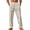 Beige_007, variant on Linen Pants Men Casual 2026 Summer Beach Elastic Drawstring Waist Yoga Pants Travel Baggy Work Pant Pajama Beige 3XL
