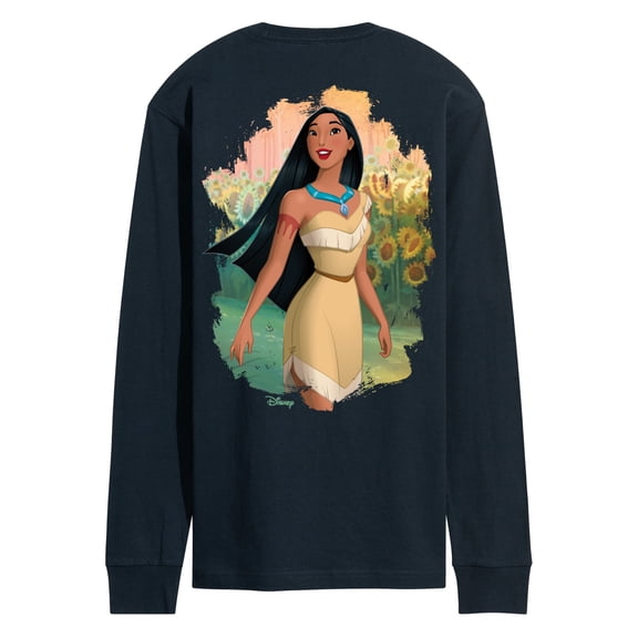 Disney - Pocahontas Sunflowers - Men's Long Sleeve Graphic T-Shirt