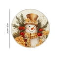 thumbnail image 2 of Mantel individual navideño de 35 x 35 cm, aislante térmico y resistente a la suciedad, ideal para fiestas, cocinas, restaurantes y decoración., 2 of 5