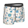 thumbnail image 4 of Uemuo Rose Flowers Pattern Men's Boxer Briefs,Trunk Anti-Chafing,Comfortable, Durable, and Stylish Underwear-XX-Large, 4 of 9