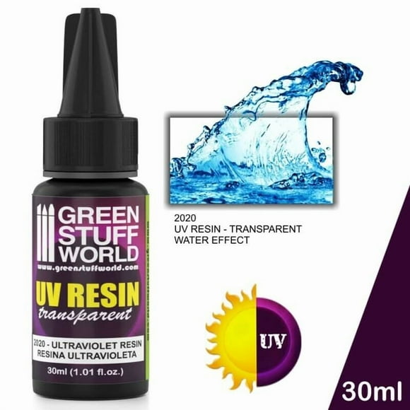 Green Stuff World Auxiliary UV Resin 30ml - Water Effect