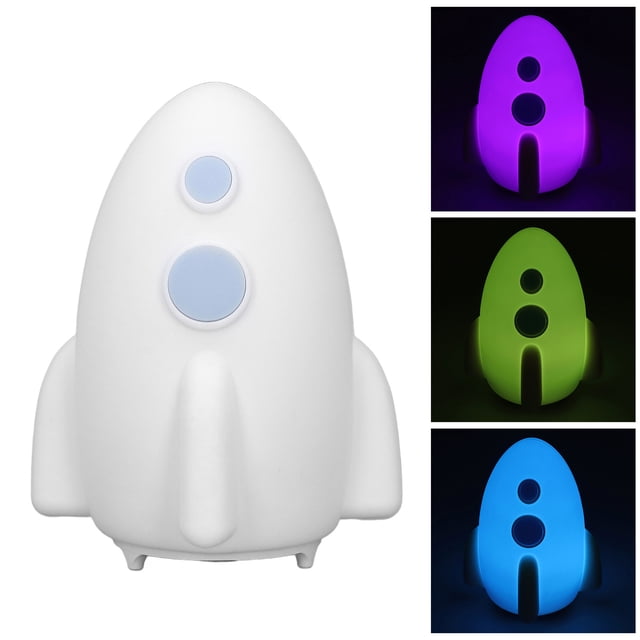 Seven Color LED Ambient Night Lamp USB Charging Night Light Silicone For Kids Room Bedroom Hallway