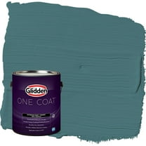 Glidden One Coat Vining Ivy / Green Satin Exterior Paint with Primer, 1 Gallon