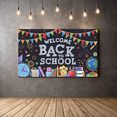 thumbnail image 5 of Colorful Welcome Banner Back to School Chalkboard Design Educational Supplies for Classroom Decor Kids Party School Event, 5 of 7