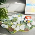 thumbnail image 6 of Ukeler Moss Bath Mats Cute Decorative Moss Rug for Bathroom Soft Shag Bedroom Bedside Area Rugs Non Slip Washable Bath Mat for Kids 35''×24'', 6 of 7