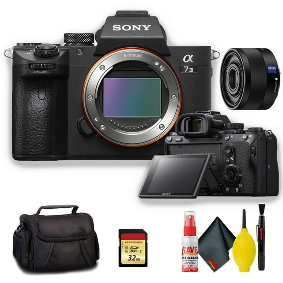 Sony Alpha a7 III Mirrorless Digital Camera with Sony FE 35mm F/2.8 ZA E-Mount Lens - Standard Kit(International Model)