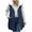 Navy-women fleece vests, variant on Dazajoo Womens Puffer Vest Plus Size Sleeveless Zip Up Quilted Jackets Detachable Faux Fur Hood Fleece Lined Winter Coats with Pockets,Black,XXXXXL