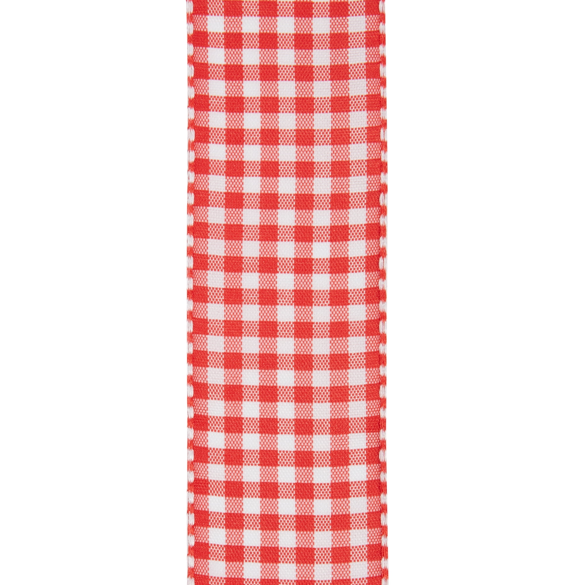 Stitching with the Housewives Red 0.75” Gingham Ribbon 5 yard