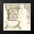thumbnail image 2 of Vision Studio 12x12 Black Modern Framed Museum Art Print Titled - Corinthian Detail III, 2 of 5