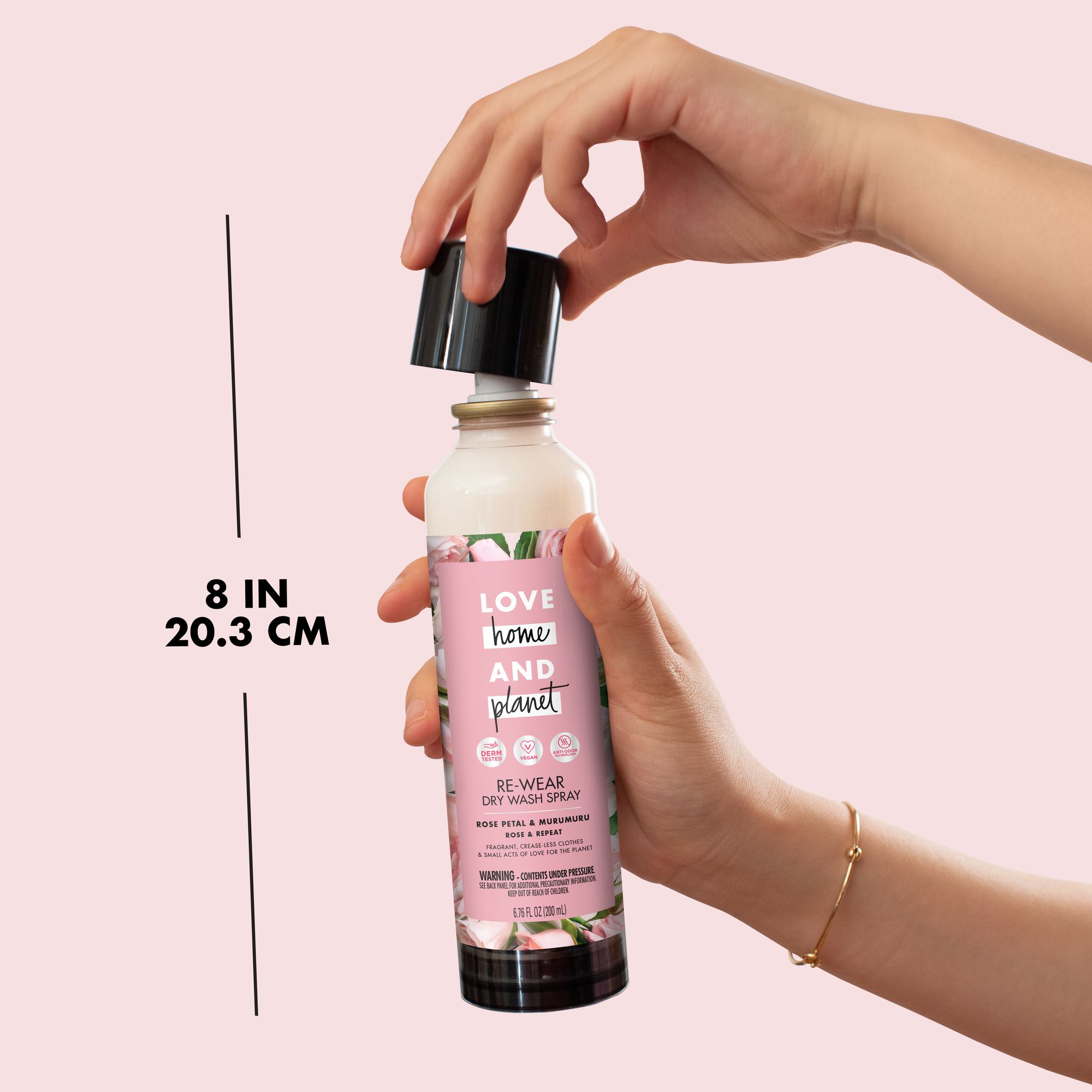Love Home and Planet Dry Wash Spray Rose Petal & Murumuru 6.7 oz - image 4 of 9