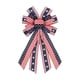 thumbnail image 1 of Bandera de lazo del Día de la Independencia, decoración para interiores y exteriores, con estrellas rojas y azules., 1 of 7