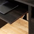 thumbnail image 3 of South Shore Gravity Rubbed Black Desk and 1 Flam Pink and Wood Chair Set, 3 of 6