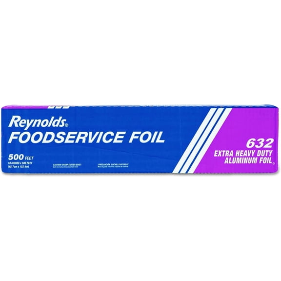 Reynolds 632 Extra Heavy Duty Aluminum Foil Roll 18"x500'