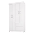thumbnail image 3 of ROPERO 4 PUERTAS LOTUS BLANCO/ROSA  SKAL LIVING, 3 of 11