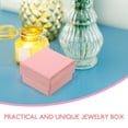 thumbnail image 3 of CRAFTHROU 10Ud Caja Para Regalo De Joyería Rosa Para Guardar Anillos Y Collares, 3 of 7