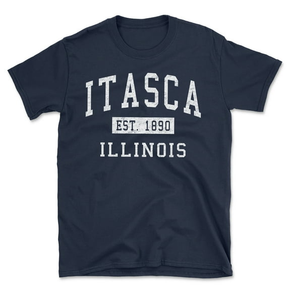 Itasca Illinois Classic Established Men's Cotton T-Shirt