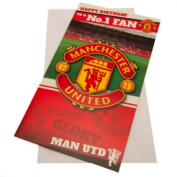 Manchester United FC No 1 Fan Carte d'Anniversaire