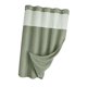 thumbnail image 3 of Cortina de ducha, accesorio versátil para baño, forro de hotel, lavable. Verde, 3 of 8