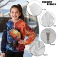 thumbnail image 5 of Pzuqiu Basketball Boys Hooded Sweatshirt Lightness Comfortable Long Sleeve Hoodies Kids Unique Design Fuzzy Fall Winter Clothes Fleece Practical Casual Clothes for Boys 4-5, 5 of 6