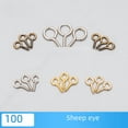 thumbnail image 1 of Accesorios Clavo de ojo de oveja Tornillo Clavo pequeño de cobre Accesorios Clavo autorroscante de cuerno de cordero Cordón Material hecho a mano, 1 of 5