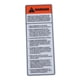 thumbnail image 4 of Pegatina de advertencia para equipo de gimnasio, señal de advertencia universal, fácil de instalar, impermeable, autoadhesiva., 4 of 9
