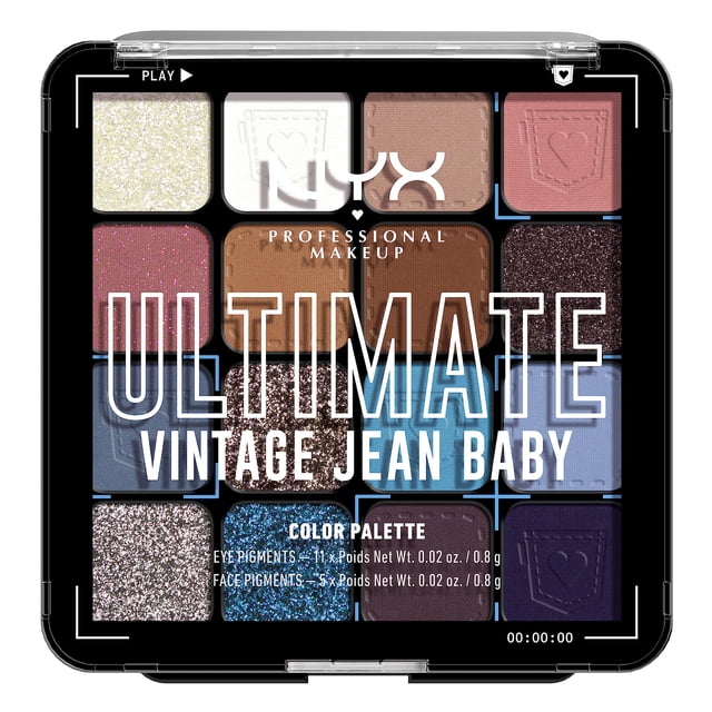 Paleta de sombras de ojos NYX PROFESSIONAL MAKEUP Ultimate Shadow